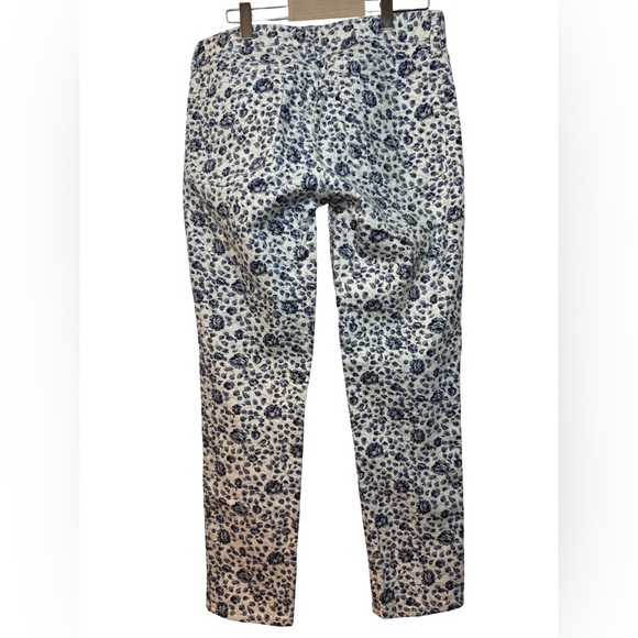 J.Crew Toothpick Mid Rise Floral Stretch Jeans - Picture 2 of 12